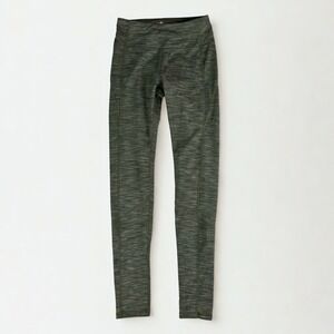 Kyodan Leggings Womens XS Green Space Dye Zip Pocket Athletic Yoga Stretch Pants